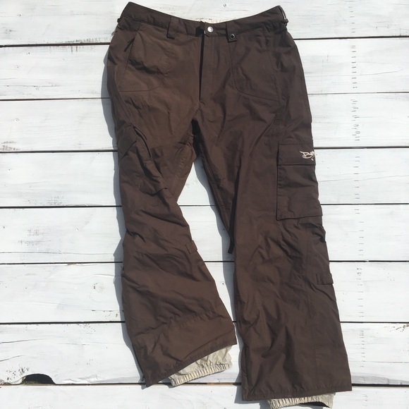 Burton Other - Burton brown lined snowboard ski pants, S